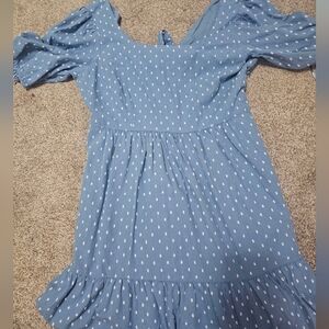 5 for $25 The loft blue dress size 8